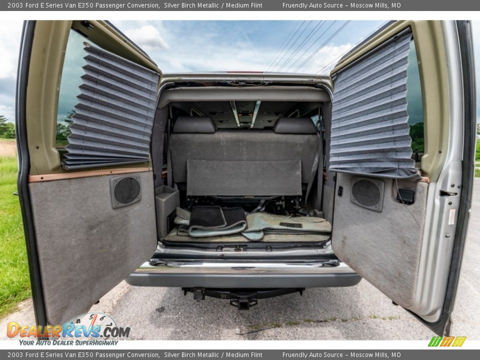 2003 Ford E Series Van E350 Passenger Conversion Silver Birch Metallic / Medium Flint Photo #22