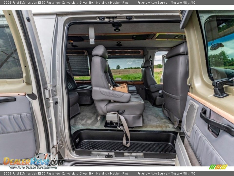 2003 Ford E Series Van E350 Passenger Conversion Silver Birch Metallic / Medium Flint Photo #23