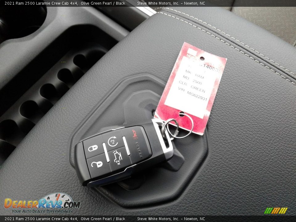2021 Ram 2500 Laramie Crew Cab 4x4 Olive Green Pearl / Black Photo #35