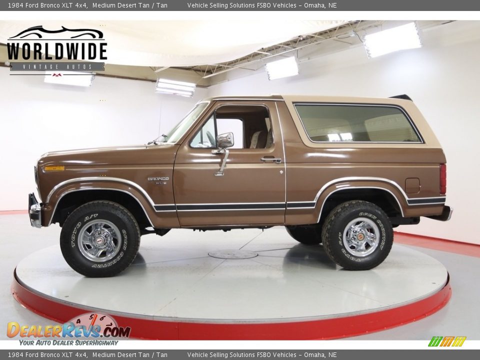 Medium Desert Tan 1984 Ford Bronco XLT 4x4 Photo #2