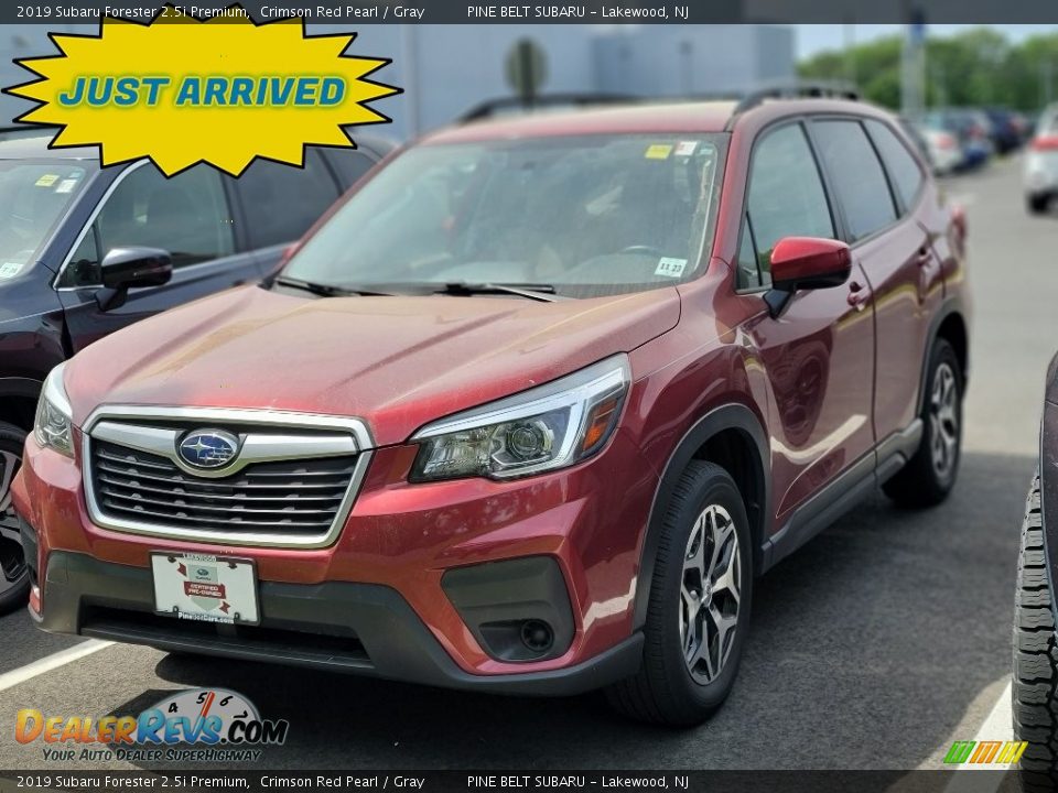 2019 Subaru Forester 2.5i Premium Crimson Red Pearl / Gray Photo #1