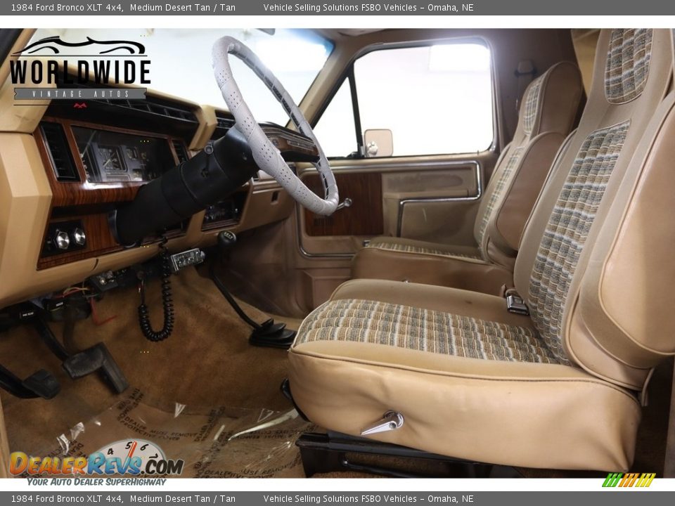 Tan Interior - 1984 Ford Bronco XLT 4x4 Photo #5