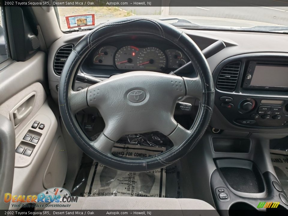 2002 Toyota Sequoia SR5 Desert Sand Mica / Oak Photo #15