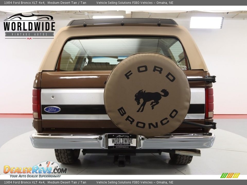 1984 Ford Bronco XLT 4x4 Medium Desert Tan / Tan Photo #8