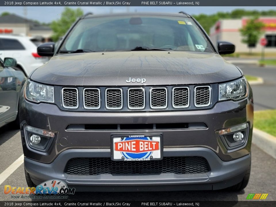 2018 Jeep Compass Latitude 4x4 Granite Crystal Metallic / Black/Ski Gray Photo #2