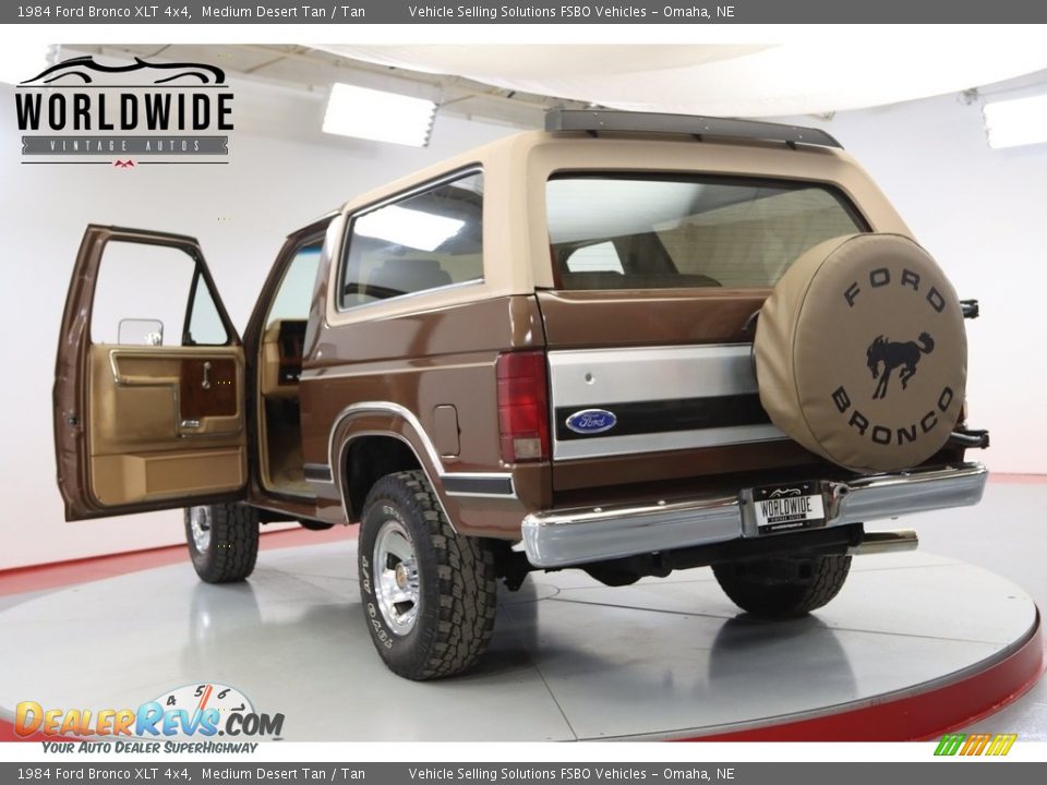 1984 Ford Bronco XLT 4x4 Medium Desert Tan / Tan Photo #10