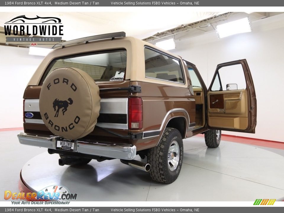 1984 Ford Bronco XLT 4x4 Medium Desert Tan / Tan Photo #12