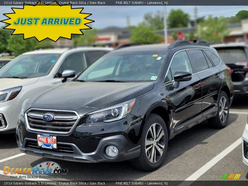 2019 Subaru Outback 2.5i Limited Crystal Black Silica / Slate Black Photo #1