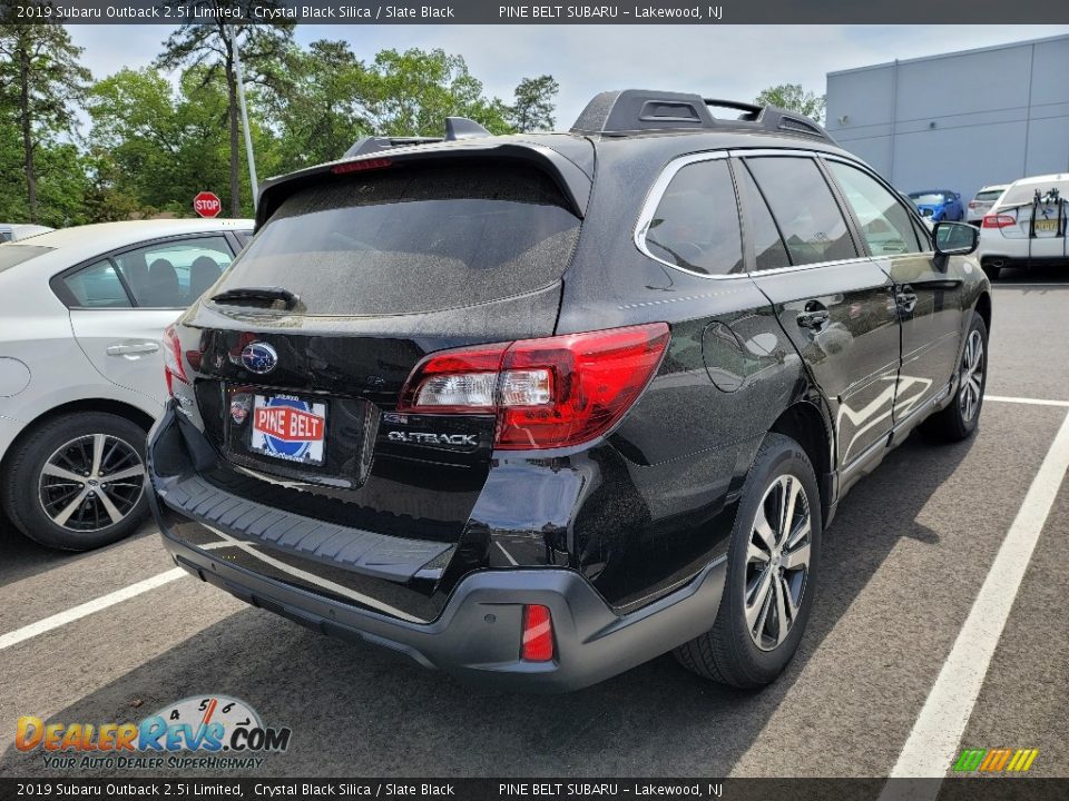 2019 Subaru Outback 2.5i Limited Crystal Black Silica / Slate Black Photo #3
