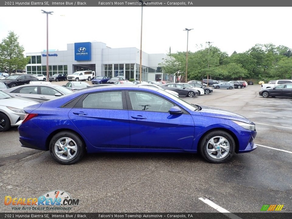 2021 Hyundai Elantra SE Intense Blue / Black Photo #1