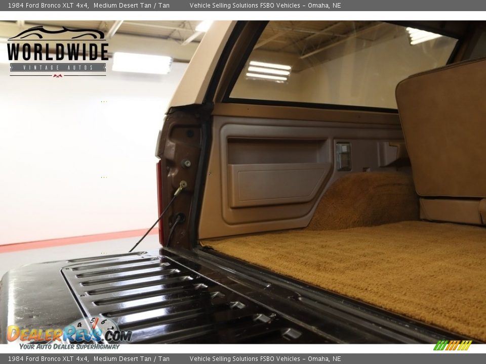 1984 Ford Bronco XLT 4x4 Medium Desert Tan / Tan Photo #17