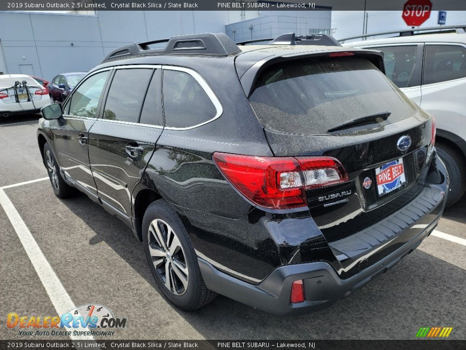 2019 Subaru Outback 2.5i Limited Crystal Black Silica / Slate Black Photo #4