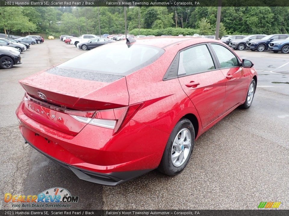 2021 Hyundai Elantra SE Scarlet Red Pearl / Black Photo #2