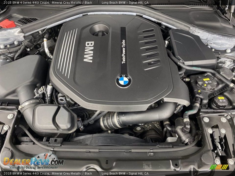 2018 BMW 4 Series 440i Coupe Mineral Grey Metallic / Black Photo #12