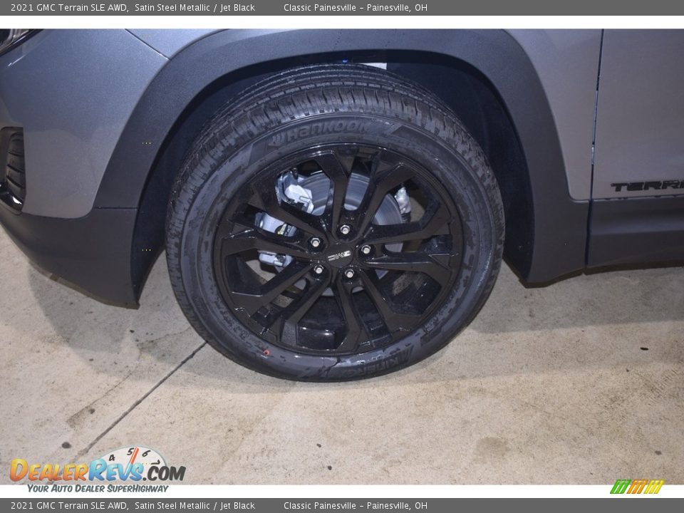 2021 GMC Terrain SLE AWD Satin Steel Metallic / Jet Black Photo #5