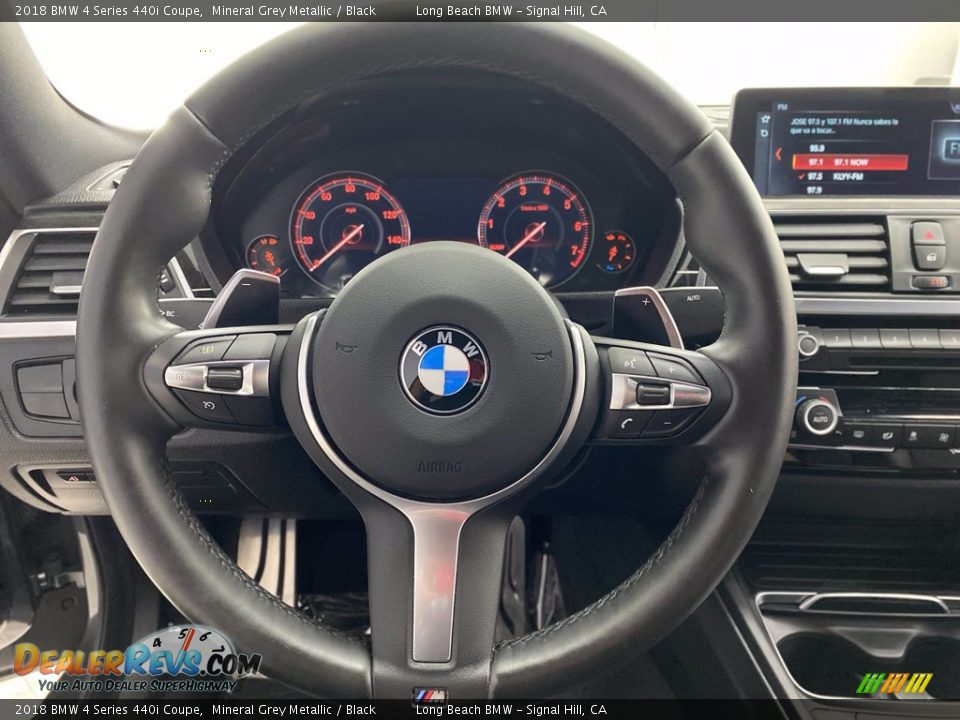 2018 BMW 4 Series 440i Coupe Mineral Grey Metallic / Black Photo #18