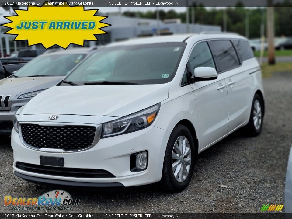 2017 Kia Sedona EX Clear White / Dark Graphite Photo #1