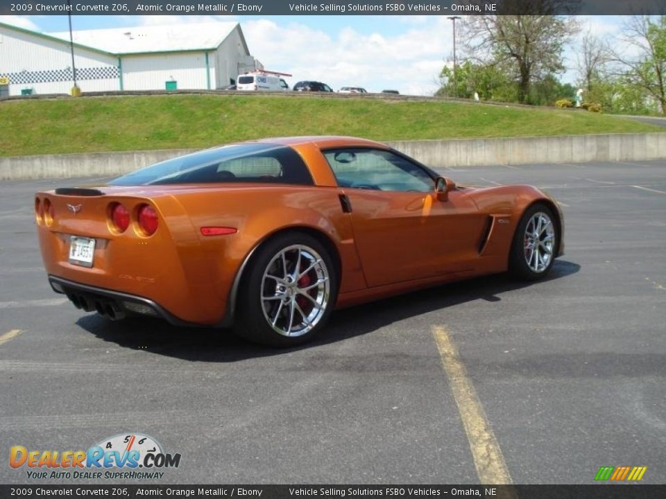 2009 Chevrolet Corvette Z06 Atomic Orange Metallic / Ebony Photo #1