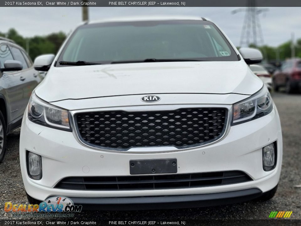 2017 Kia Sedona EX Clear White / Dark Graphite Photo #2