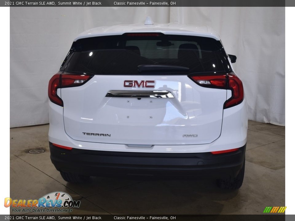 2021 GMC Terrain SLE AWD Summit White / Jet Black Photo #3