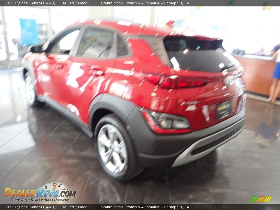 2022 Hyundai Kona SEL AWD Pulse Red / Black Photo #6