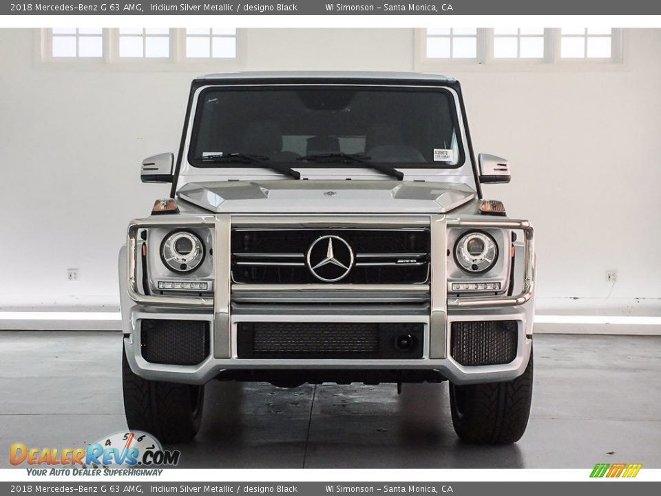 2018 Mercedes-Benz G 63 AMG Iridium Silver Metallic / designo Black Photo #2