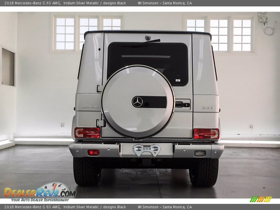 2018 Mercedes-Benz G 63 AMG Iridium Silver Metallic / designo Black Photo #3