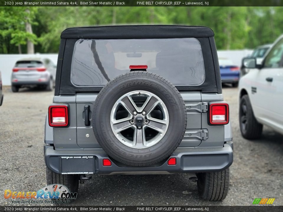 2020 Jeep Wrangler Unlimited Sahara 4x4 Billet Silver Metallic / Black Photo #5