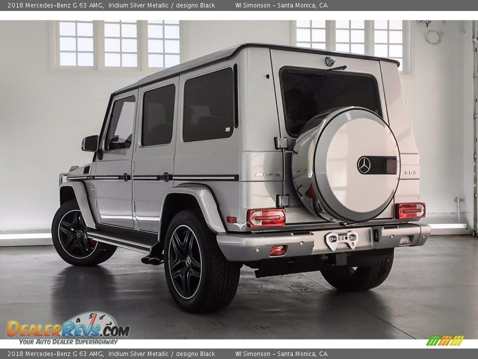 2018 Mercedes-Benz G 63 AMG Iridium Silver Metallic / designo Black Photo #10