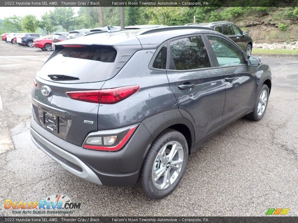 2022 Hyundai Kona SEL AWD Thunder Gray / Black Photo #2