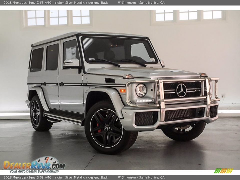 2018 Mercedes-Benz G 63 AMG Iridium Silver Metallic / designo Black Photo #12