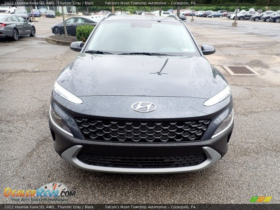 2022 Hyundai Kona SEL AWD Thunder Gray / Black Photo #4