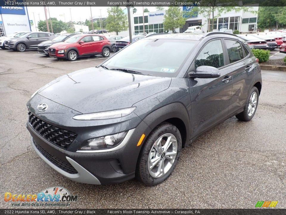 2022 Hyundai Kona SEL AWD Thunder Gray / Black Photo #5