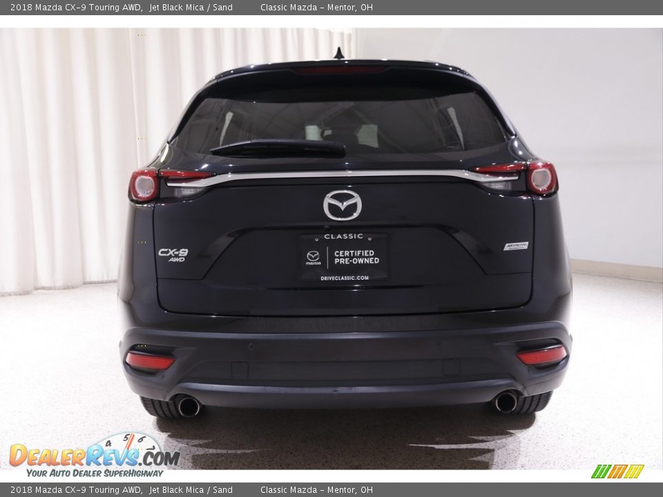 2018 Mazda CX-9 Touring AWD Jet Black Mica / Sand Photo #18