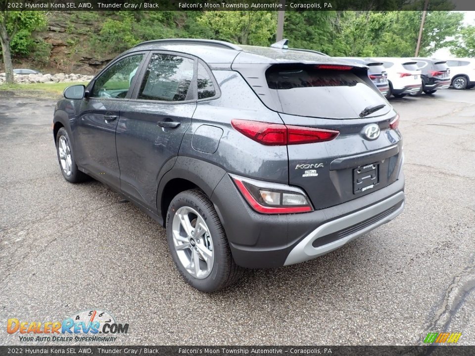 2022 Hyundai Kona SEL AWD Thunder Gray / Black Photo #6