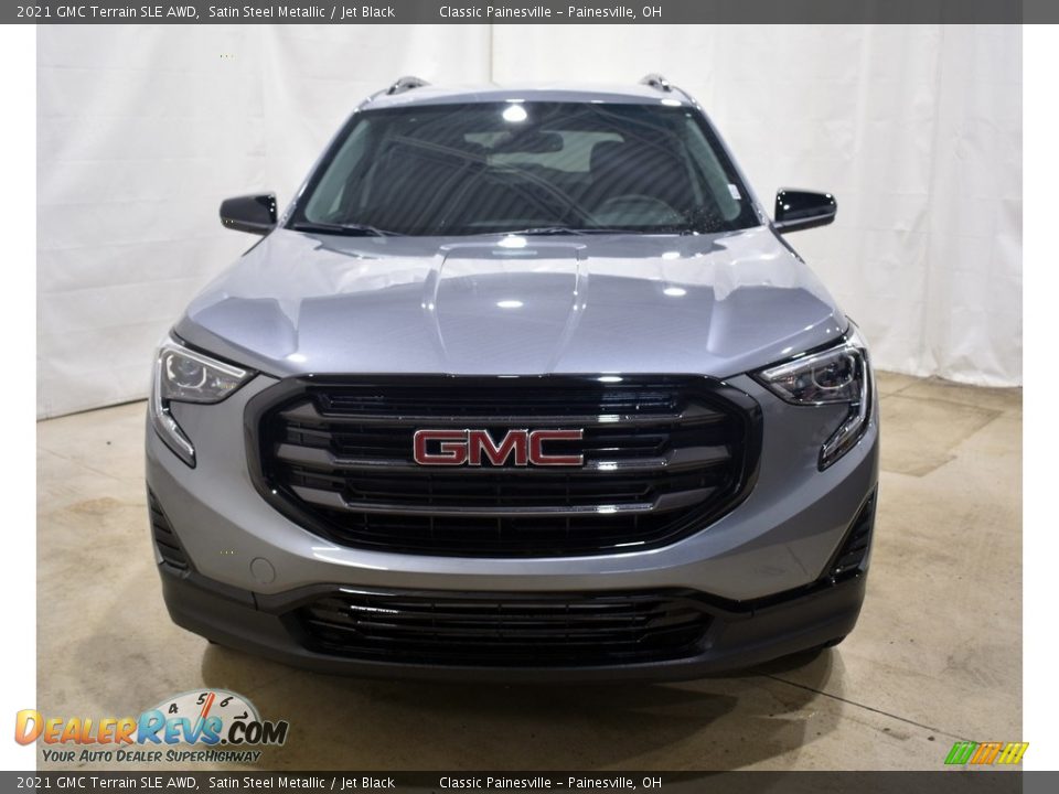 2021 GMC Terrain SLE AWD Satin Steel Metallic / Jet Black Photo #4