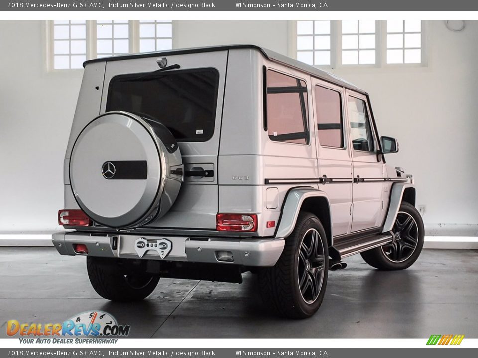 2018 Mercedes-Benz G 63 AMG Iridium Silver Metallic / designo Black Photo #18