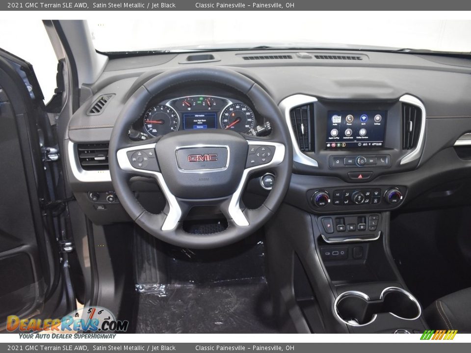 2021 GMC Terrain SLE AWD Satin Steel Metallic / Jet Black Photo #11