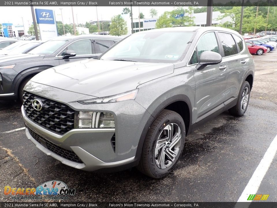 2021 Hyundai Santa Fe SE AWD Hampton Gray / Black Photo #2