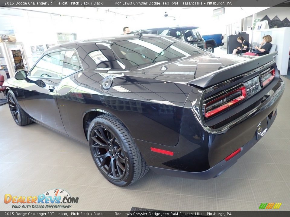 2015 Dodge Challenger SRT Hellcat Pitch Black / Black Photo #2