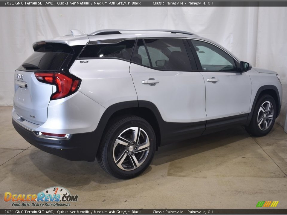 2021 GMC Terrain SLT AWD Quicksilver Metallic / Medium Ash Gray/Jet Black Photo #2