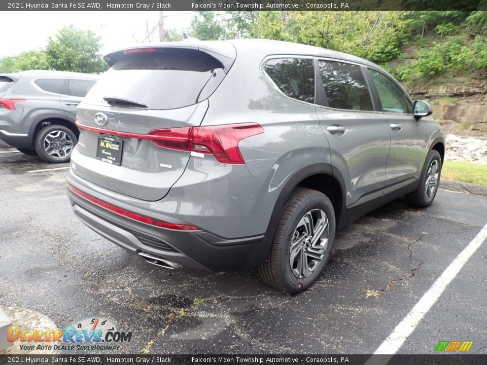 2021 Hyundai Santa Fe SE AWD Hampton Gray / Black Photo #5