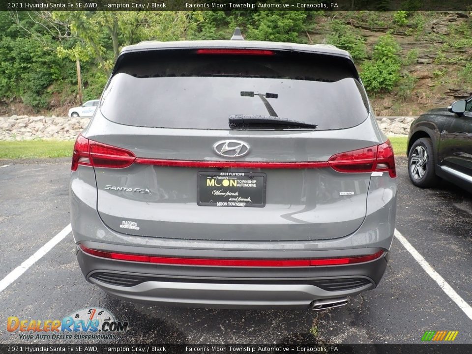 2021 Hyundai Santa Fe SE AWD Hampton Gray / Black Photo #6