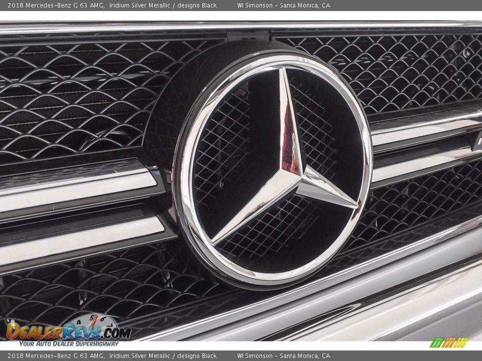 2018 Mercedes-Benz G 63 AMG Iridium Silver Metallic / designo Black Photo #32