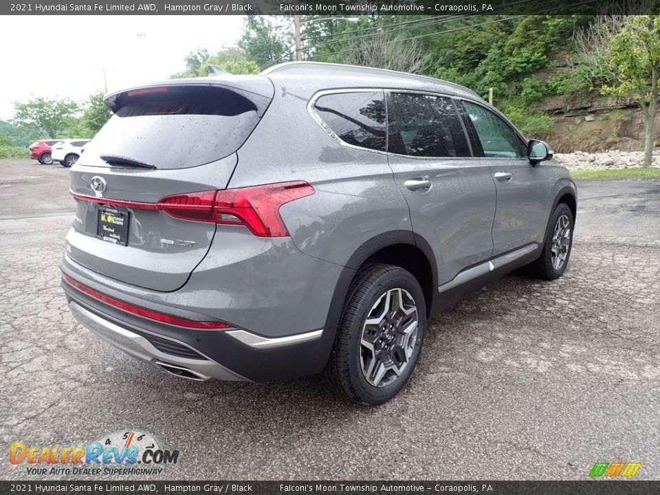 2021 Hyundai Santa Fe Limited AWD Hampton Gray / Black Photo #2