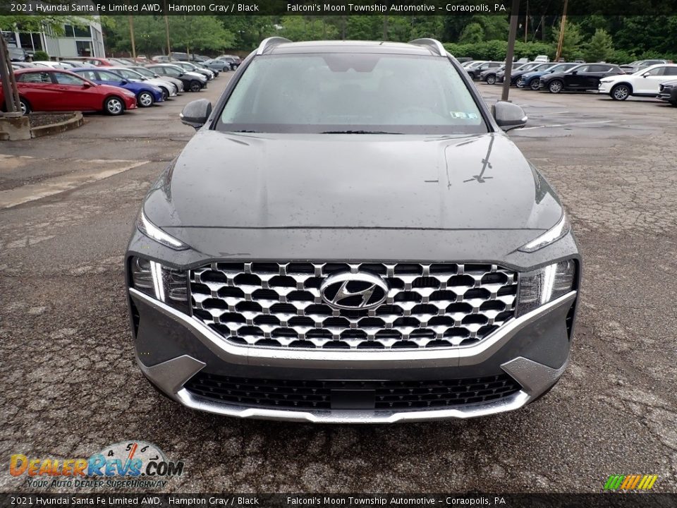 2021 Hyundai Santa Fe Limited AWD Hampton Gray / Black Photo #4