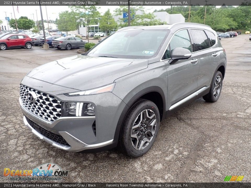 2021 Hyundai Santa Fe Limited AWD Hampton Gray / Black Photo #5