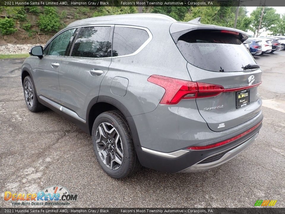 2021 Hyundai Santa Fe Limited AWD Hampton Gray / Black Photo #6