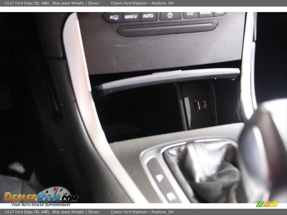 2017 Ford Edge SEL AWD Blue Jeans Metallic / Ebony Photo #13