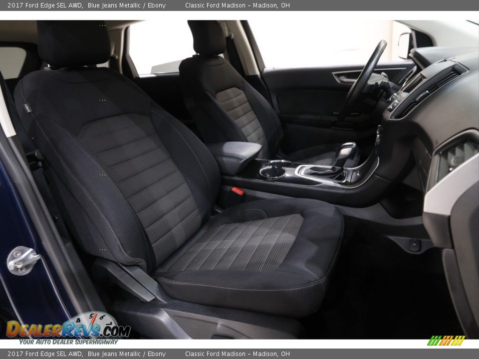 2017 Ford Edge SEL AWD Blue Jeans Metallic / Ebony Photo #14